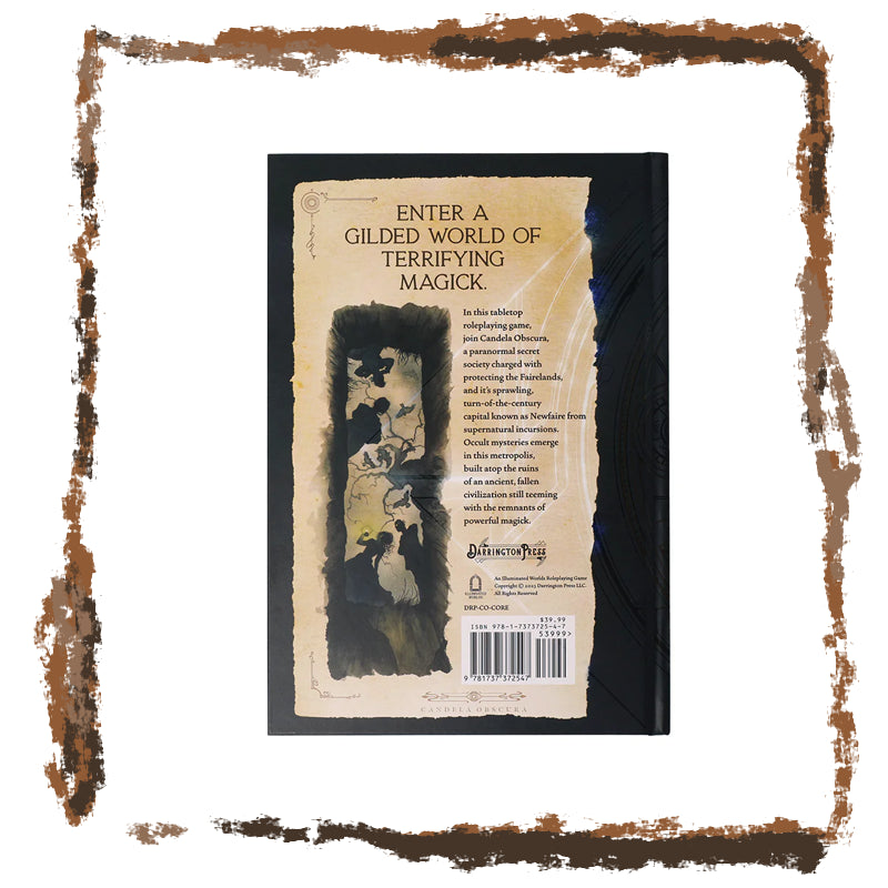 Back cover of a book with text and illustrations on a white background