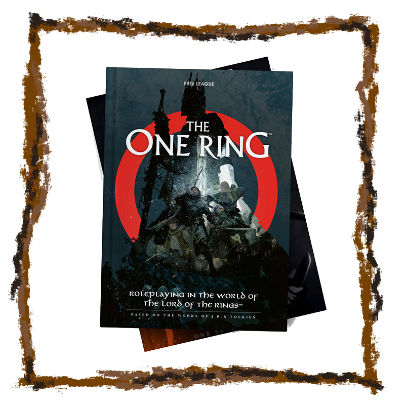 Book titled 'The One Ring' with a fantasy design on a white background