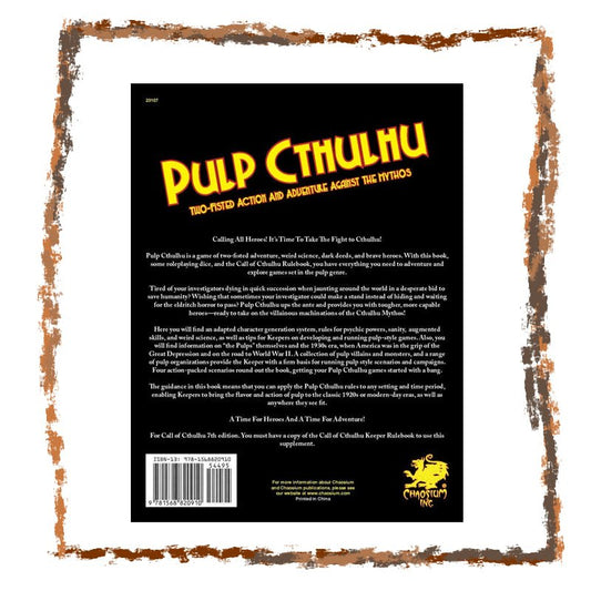 Call of Cthulhu - Pulp Cthulhu - Netherbook