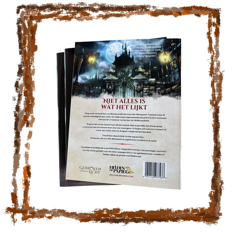 De Nachtmerrie op Maskerade – Deluxe 5E Adventure with Map Pack (In Dutch) - Netherbook