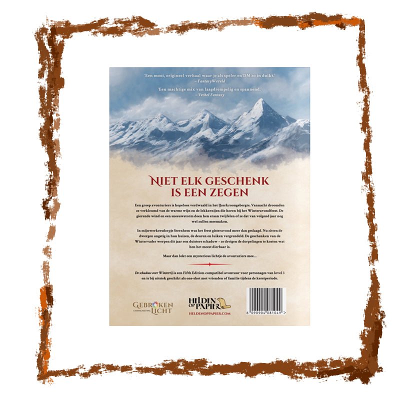 De Schaduw over Wintertij - Deluxe 5E Adventure + Map Bundle (In Dutch) - Netherbook