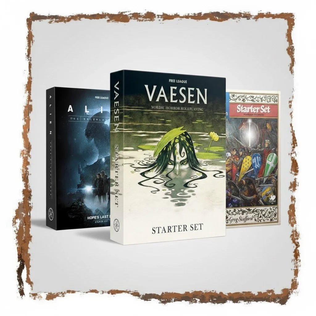 Start Something New Bundle - Three Premium TTRPG Starter Sets - Netherbook