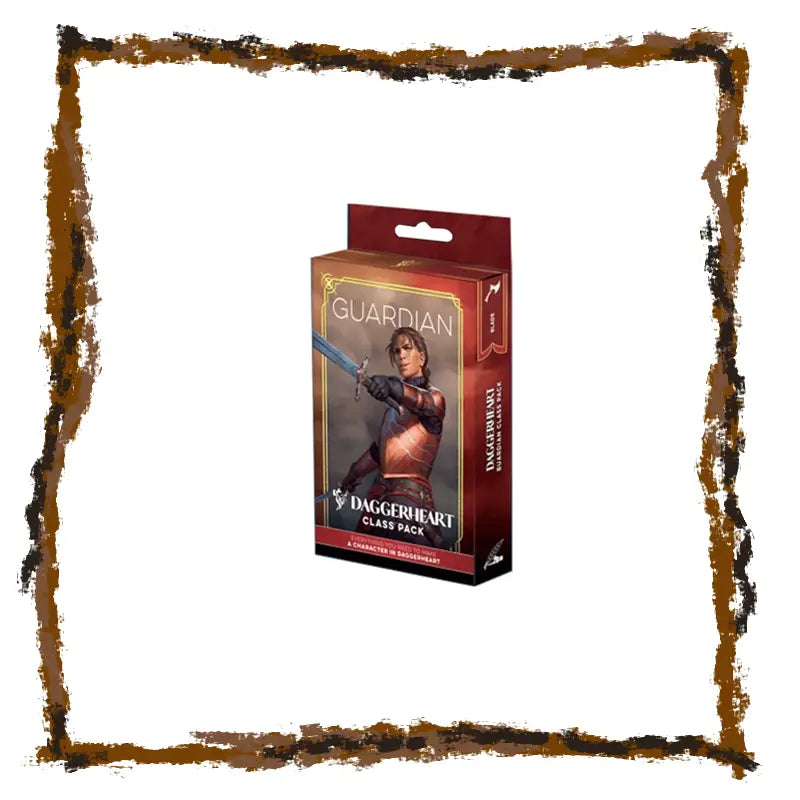 Card game class pack box titled 'Guardian: Daggerheart' with a stylized border.