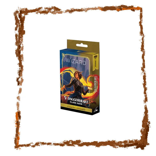 Card game box with character illustration on a white background