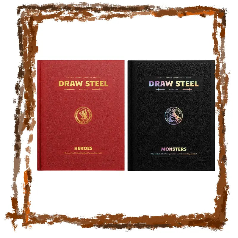 Two books - Draw Steel Heroes and Draw Steel Monsters