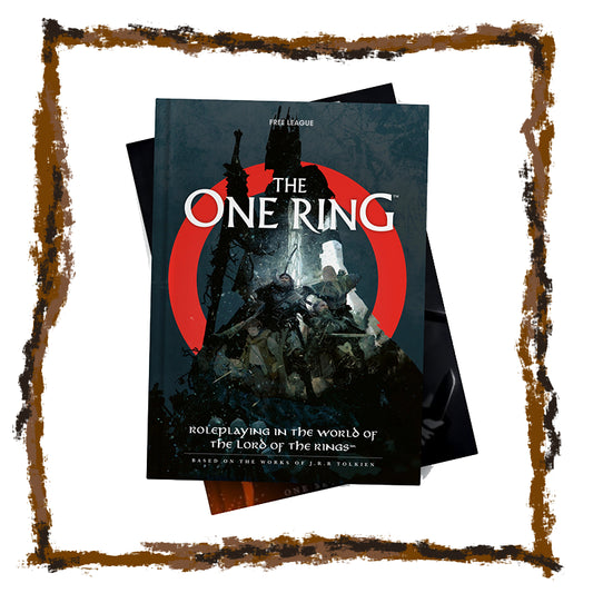 Book titled 'The One Ring' with a fantasy design on a white background