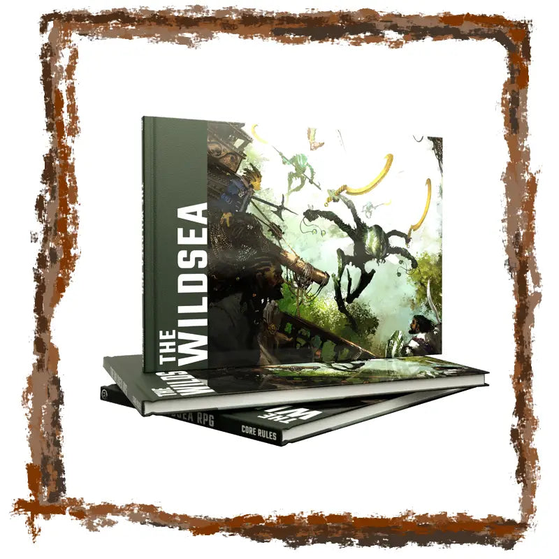 Game book titled 'The Wildsea' with a fantasy design on the cover.