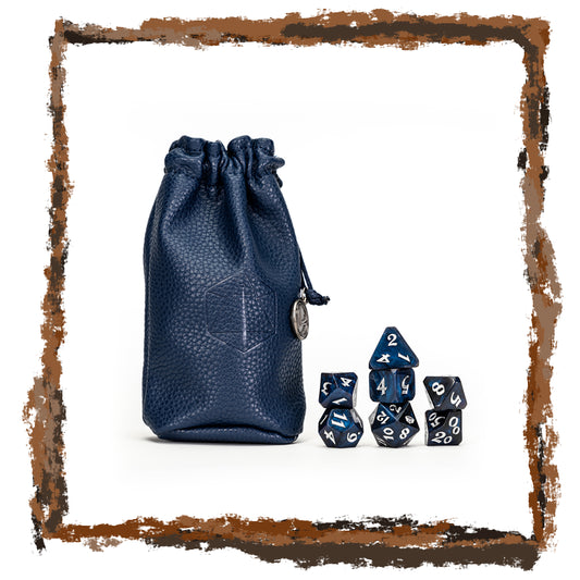GM Dice Set + Blue bag