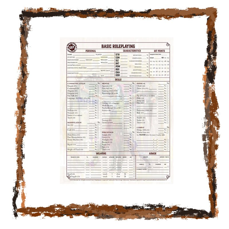 Basic Roleplaying RPG Universal Game Engine - Netherbook