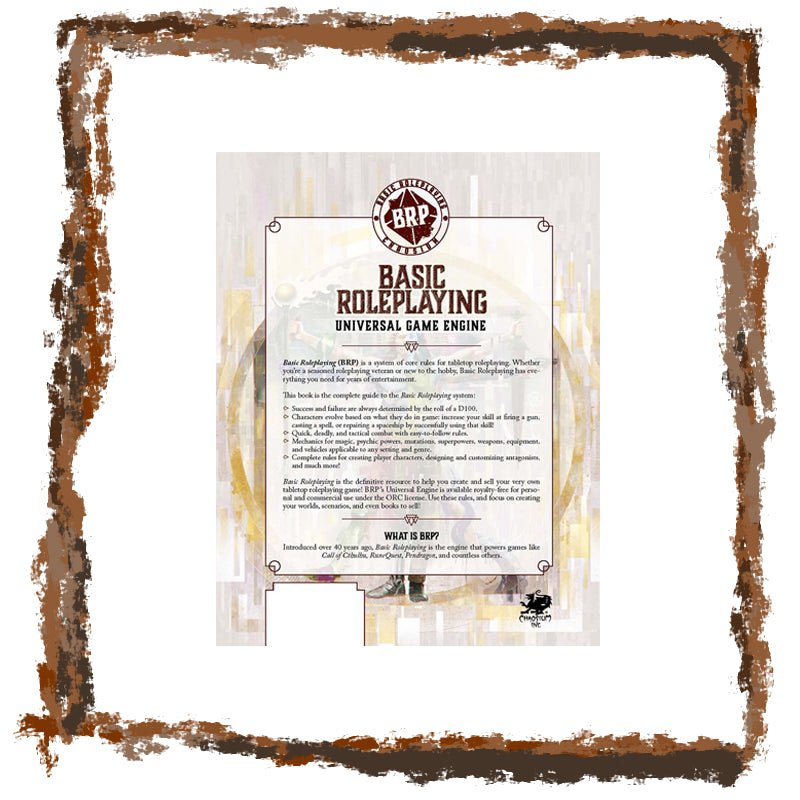 Basic Roleplaying RPG Universal Game Engine - Netherbook