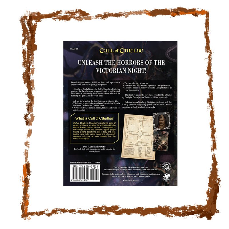 Call of Cthulhu - Cthulhu by Gaslight 'Keepers Guide' - Netherbook