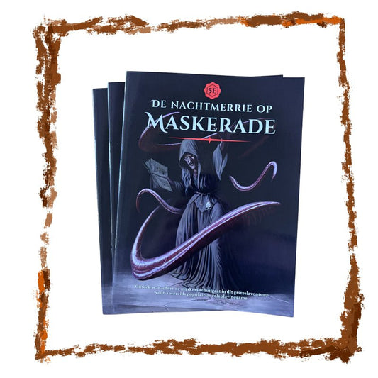 De Nachtmerrie op Maskerade – Deluxe 5E Adventure with Map Pack (In Dutch) - Netherbook