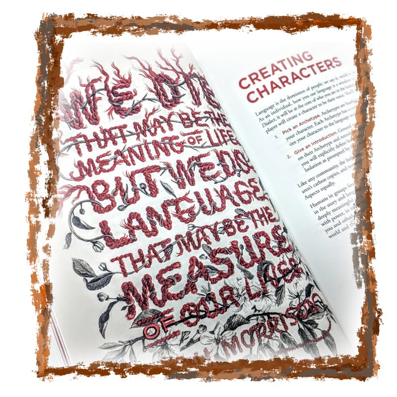 Dialect RPG - A game about language and how it dies (Book & cards) - Netherbook