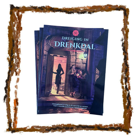 Dreiging in Drenkdal - Deluxe 5E Adventure with map pack (In Dutch) - Netherbook