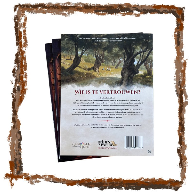 Dreiging in Drenkdal - Deluxe 5E Adventure with map pack (In Dutch) - Netherbook