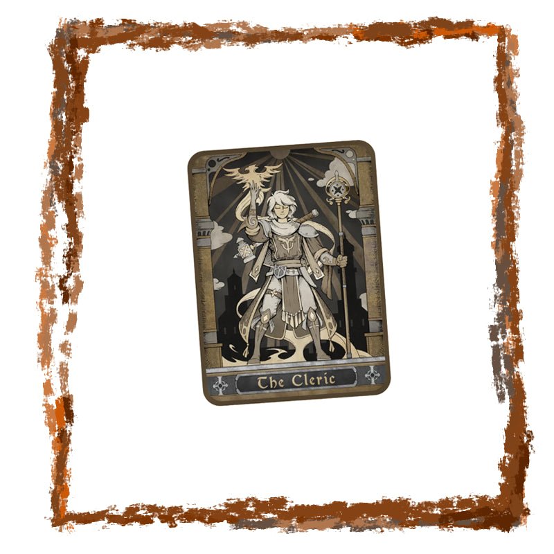 Epic Character Class Dice Set - The Cleric - In collectible Tin - Netherbook