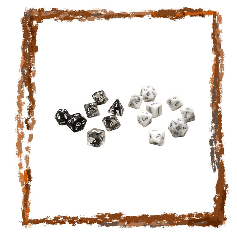 Epic Character Class Dice Set - The Fighter - In Collectible Tin - Netherbook