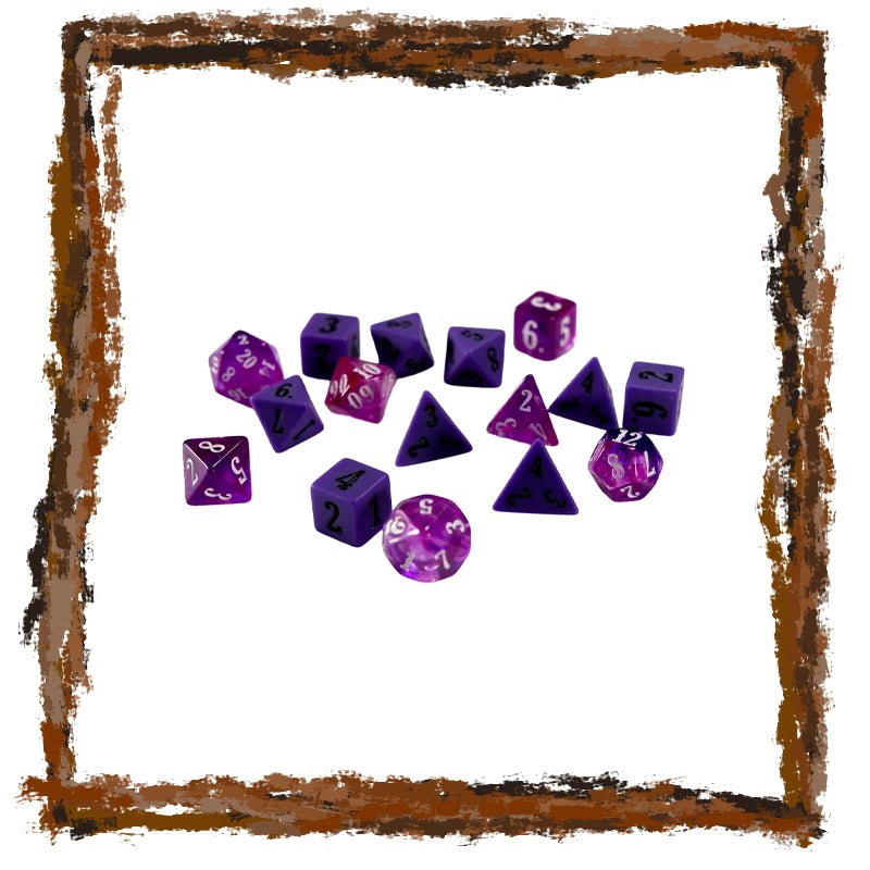 Epic Character Class Dice Set - Wizard in Collectible Tin - Netherbook