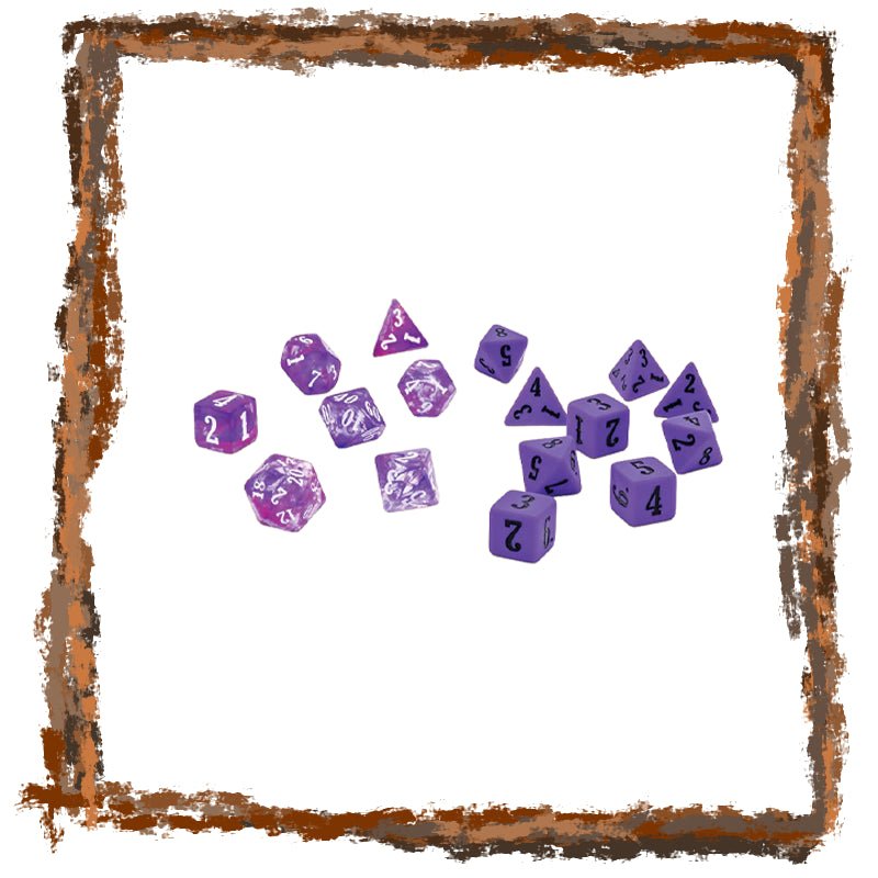 Epic Character Class Dice Set - Wizard in Collectible Tin - Netherbook